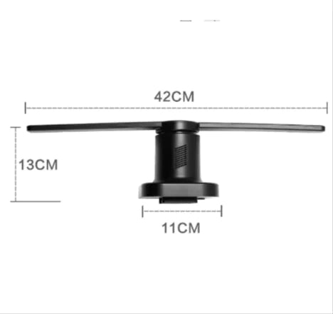 3D Hologram Projector Fan